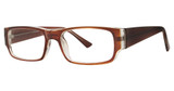 Parade Eyeglasses 1571 Brown Laminate