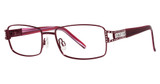 Genevieve Boutique Eyeglasses Bling matte burgundy