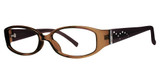Genevieve Boutique Eyeglasses Colette brown