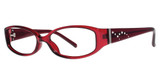 Genevieve Boutique Eyeglasses Colette burgundy