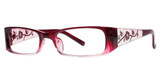 Modern Plastics II Eyeglasses Sadie burgundy