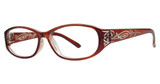 Modern Plastics II Eyeglasses Eileen brown/crystal