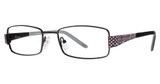 Genevieve Boutique Eyeglasses Glitz black