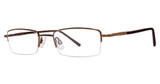 Modern Metals Eyeglasses Heat brown