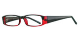 Parade Eyeglasses 1705 Black/Burgundy