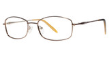 Genevieve Paris Design Eyeglasses Holly brown/light brown