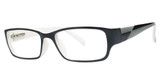 Modern Plastics II Eyeglasses Concert black/white