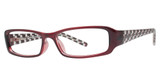 Modern Plastics II Eyeglasses Illusion burgundy
