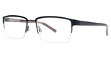 Randy Jackson Eyeglasses Randy Jackson 1042 Black/Gun/16