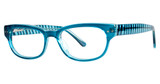 Modern Plastics II Feline teal