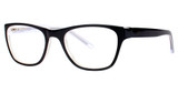 Genevieve Boutique Eyeglasses Feature black/crystal