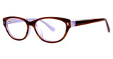 Genevieve Boutique Eyeglasses Intrigue coffee/lilac