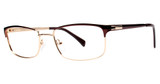 U Rock Eyeglasses U763 matte brown/gold