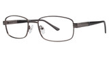 Elan Collection Eyeglasses Ralph Brown Gunmetal/BRN GUN