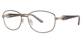 Sophia Loren Eyeglasses SL Beau Rivage 61 Brown/183