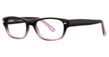 Affordable Designs Eyeglasses Brooklyn Brown Rose