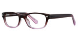 Affordable Designs Eyeglasses Bronx Brown Rose