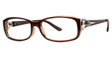 Modern Plastics II Eyeglasses Dee brown/crystal