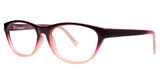 Modern Plastics II Eyeglasses Affection burgundy