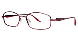 Modern Metals Eyeglasses Kind burgundy