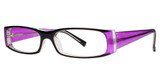 Modern Plastics I Eyeglasses Sheer black/violet