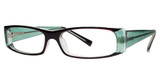 Modern Plastics I Eyeglasses Sheer black/mint