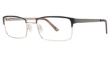 Randy Jackson Eyeglasses Randy Jackson 1050 Black/Gold/235