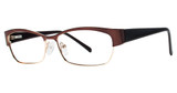 Genevieve Boutique Eyeglasses Commit brown/gold