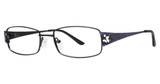 Genevieve Paris Design Eyeglasses Breathless matte black/plum