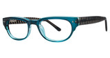 Modern Plastics II Eyeglasses Tender teal/black