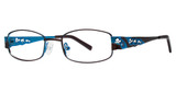 ModZ Kids Eyeglasses Playful matte brown/blue