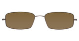 Flexon Eyeglasses FLX 881MGC-CLIP COFFEE 218/218