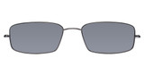 Flexon Eyeglasses FLX 881MGC-CLIP (033) GUNMETAL/033