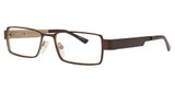 Hudson Optical Eyeglasses DGXL2 Metallic Brown