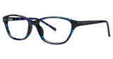Genevieve Paris Design Patti blue tortoise