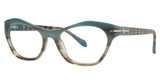 Leon Max Eyeglasses Leon Max 4009 Teal/Brn Fade/245