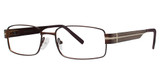 Giovani di Venezia Eyeglasses Carl matte brown/light brown