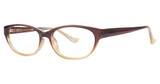 Modern Plastics II Eyeglasses Gradual brown gradient