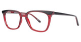 Modern Plastics II Eyeglasses Welcome burgundy/black