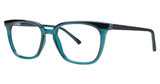Modern Plastics II Eyeglasses Welcome teal/black