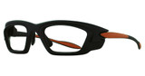 Hudson Optical Eyeglasses H1 Black with Orange