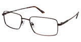 Vision's Eyeglasses Vision's 216 MATTE BROWN/C02