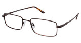 Vision's Eyeglasses Vision's 215 MATTE BROWN/C03
