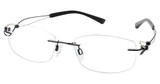 Line Art Eyeglasses XL 2063 Black/BK