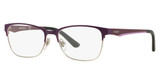 Vogue® Eyeglasses VO3940 TOP BRUSHED PLUM/SILVER/965S