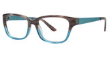 Vavoom/Vivian Morgan Eyeglasses 8047 Brown/Turquoise