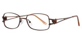 Elan Collection Eyeglasses 3404 Light Brown
