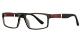 Chlogan Eyewear Eyeglasses Rogue 1017 Gray/Burgundy