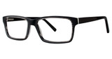 Giovani di Venezia Eyeglasses Riptide black/demi