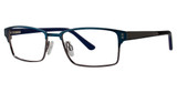 U Rock Eyeglasses Halfpipe matte navy/gunmetal